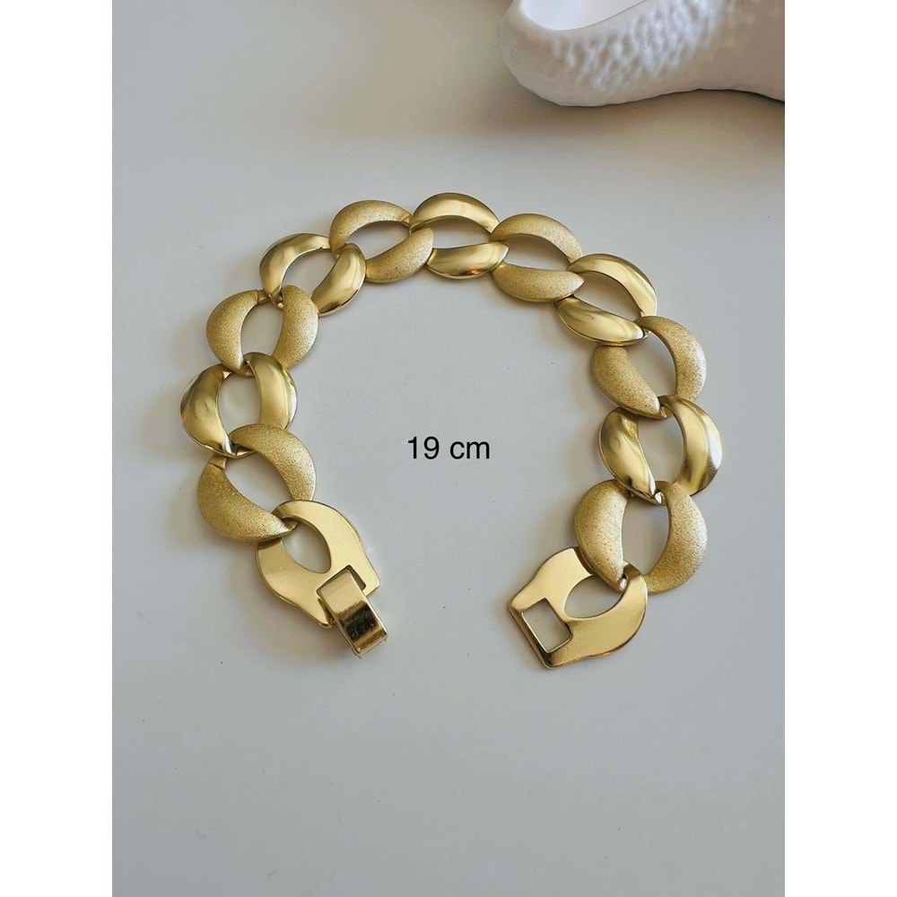 XUPING 14K HALKA MODEL ZİNCİR BİLEKLİK 19CM ACR6218