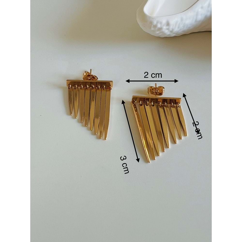 XUPING SALLANTILI TASARIM KÜPE-ROSE RENK ACR6426