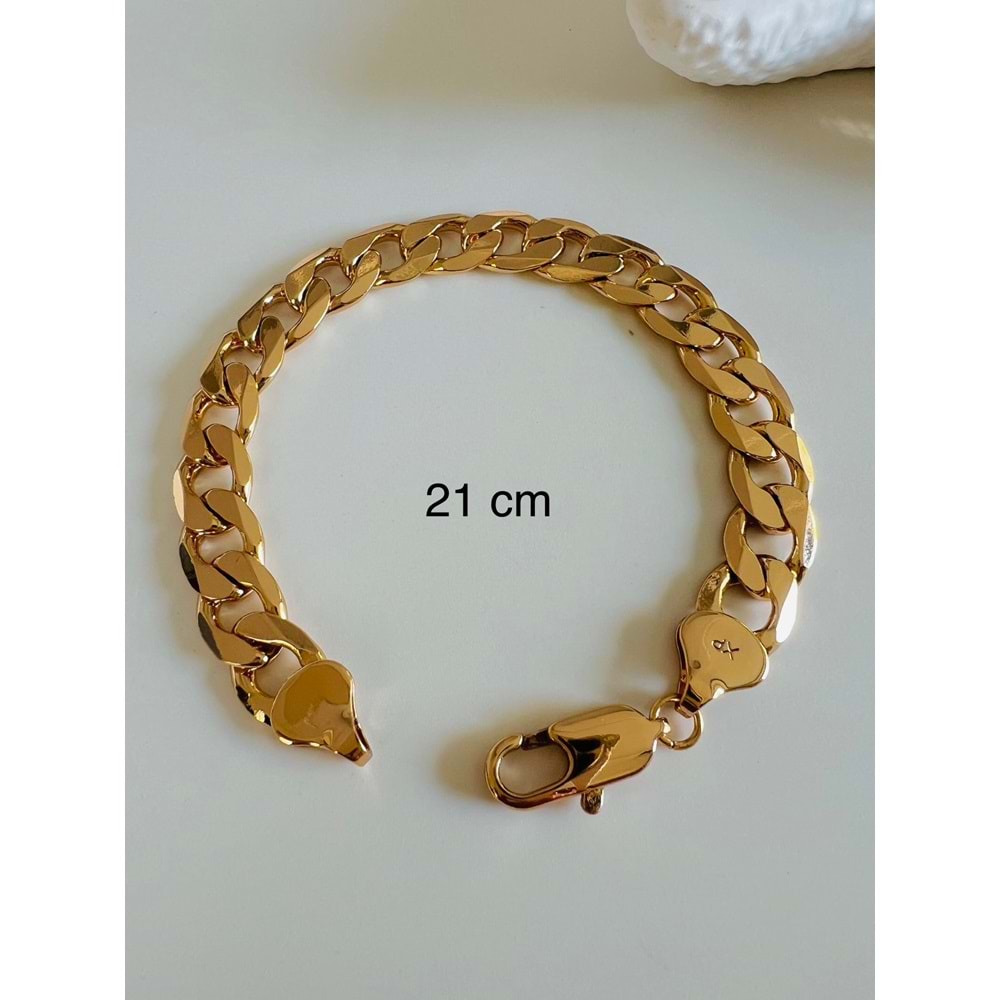 XUPING ZİNCİR BİLEKLİK 21CM-ROSE RENK ACR6436