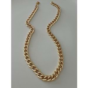 GOLD RENK CHOKER ZİNCİR KOLYE 40 CM ACR6939