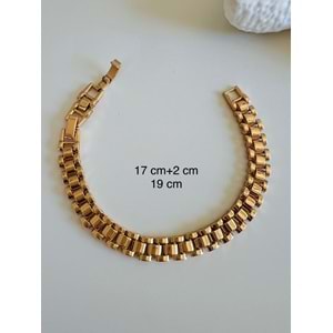 XUPING TAŞSIZ KORDON BİLEKLİK 19CMX8MM-ROSE RENK ACR7094