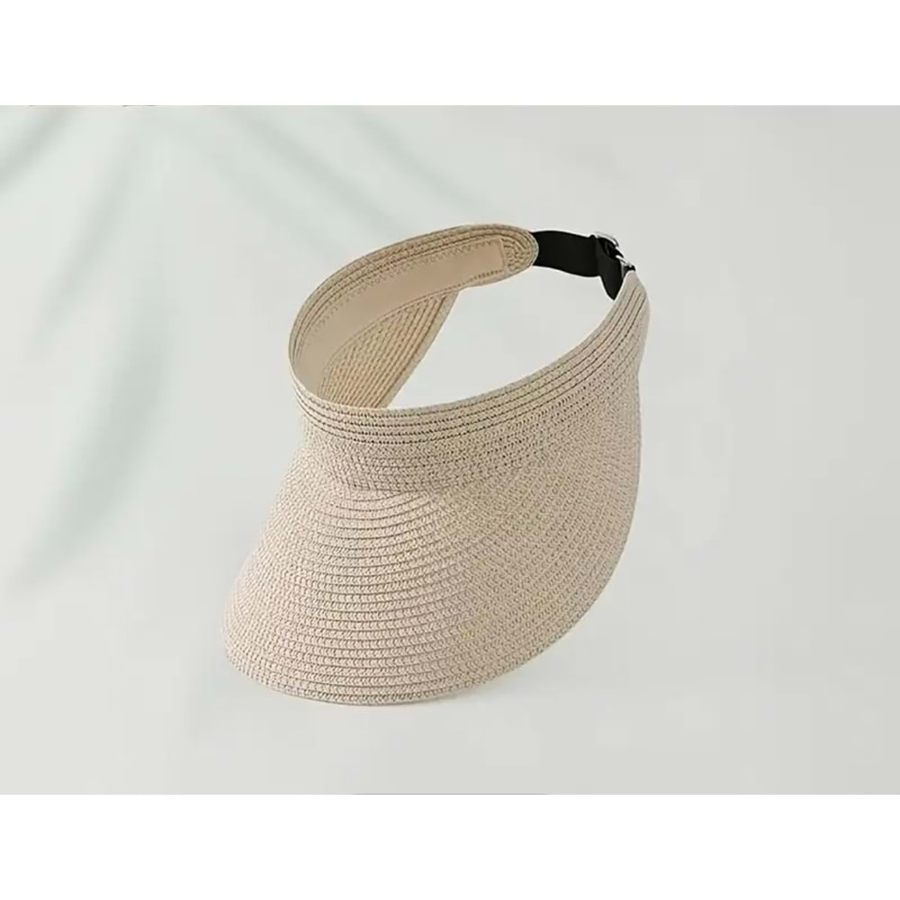 AYARLANABİLİR. GENİŞ KENARLI, GÜNEŞ KORUMALI HASIR ŞAPKA ACR7152