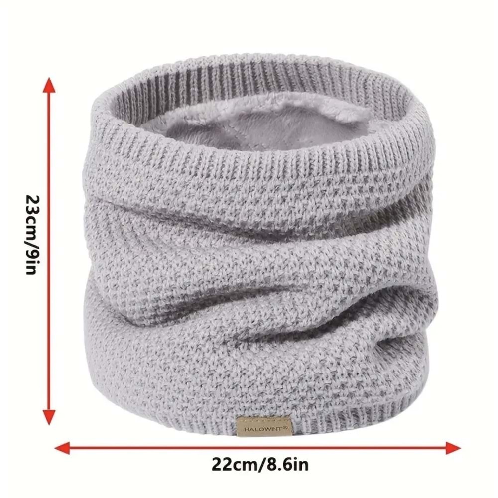 POLARLI, KALIN, YUMUŞAK, SICAK TUTAN KAYAK, MOTOSİKLET, RÜZGAR İÇİN BOYUNLUK ACR7168