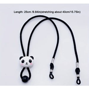 SEVİMLİ KARAKTERLİ, AYARLANABİLİR, ELASTİK KORDON GÖZLÜK ASKISI ACR7193