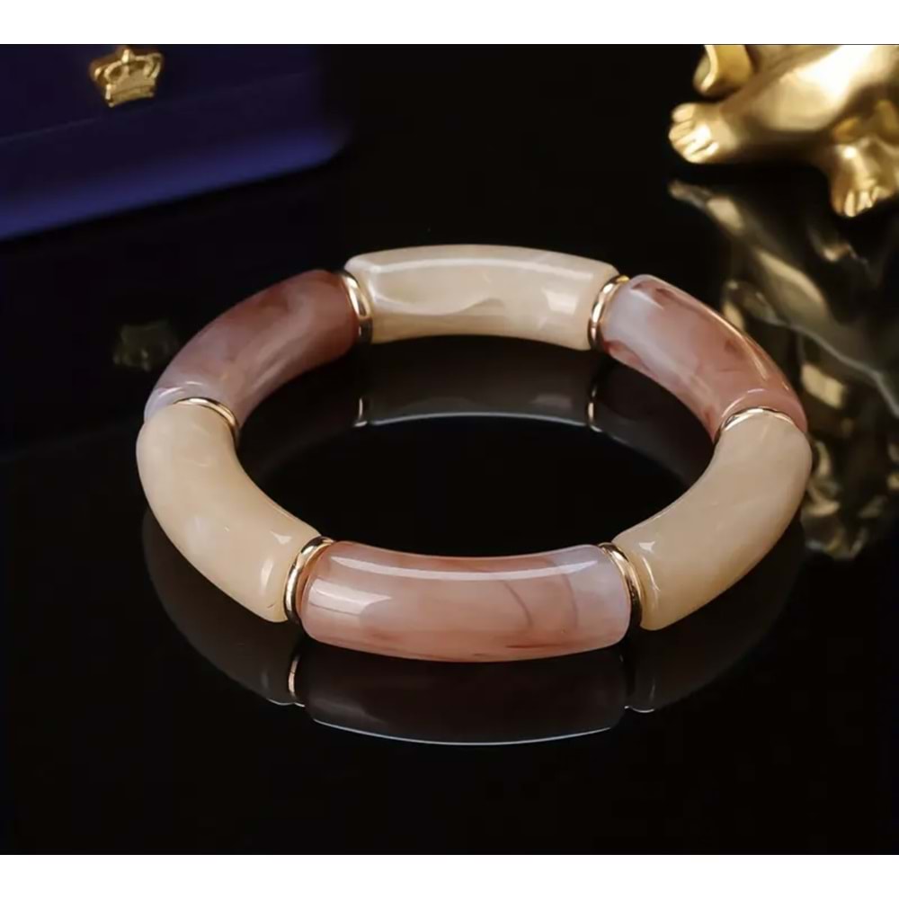 ESNEK REÇİNE BONCUKLU BİLEKLİK ACR7899