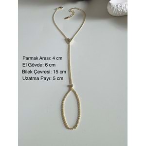 ÖZEL SERİ TAŞLI V ŞAHMERAN-GOLD RENK ACR8250