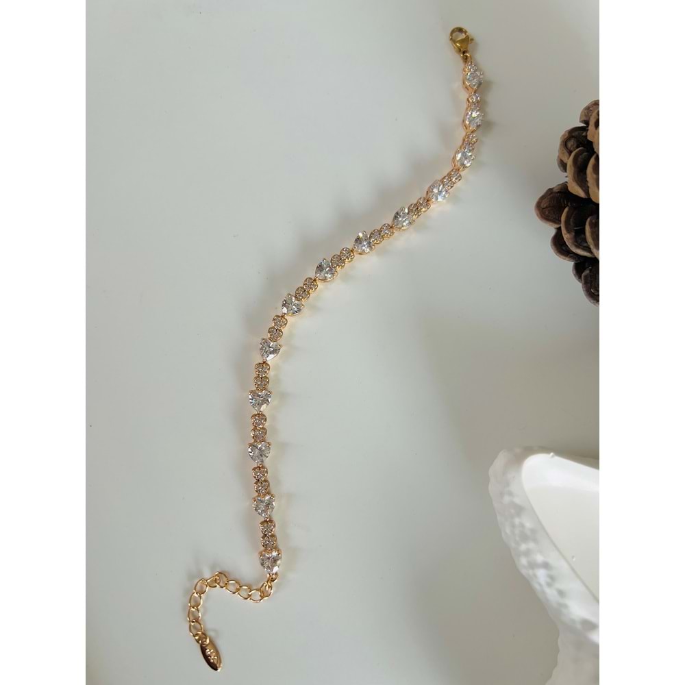 XUPING KALP BİLEKLİK 17+3CM-ROSE RENK ACR8313