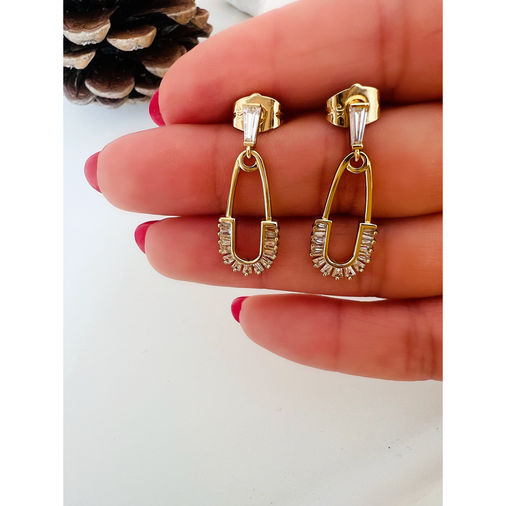 XUPING 14K ÇENGEL KÜPE-GOLD RENK ACR8541