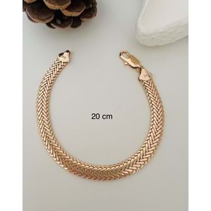 XUPING BALIK SIRTI BİLEKLİK 20CM-ROSE RENK ACR8571