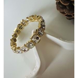 GOLD RENK KRİSTAL TAŞLI BİLEKLİK ACR8638