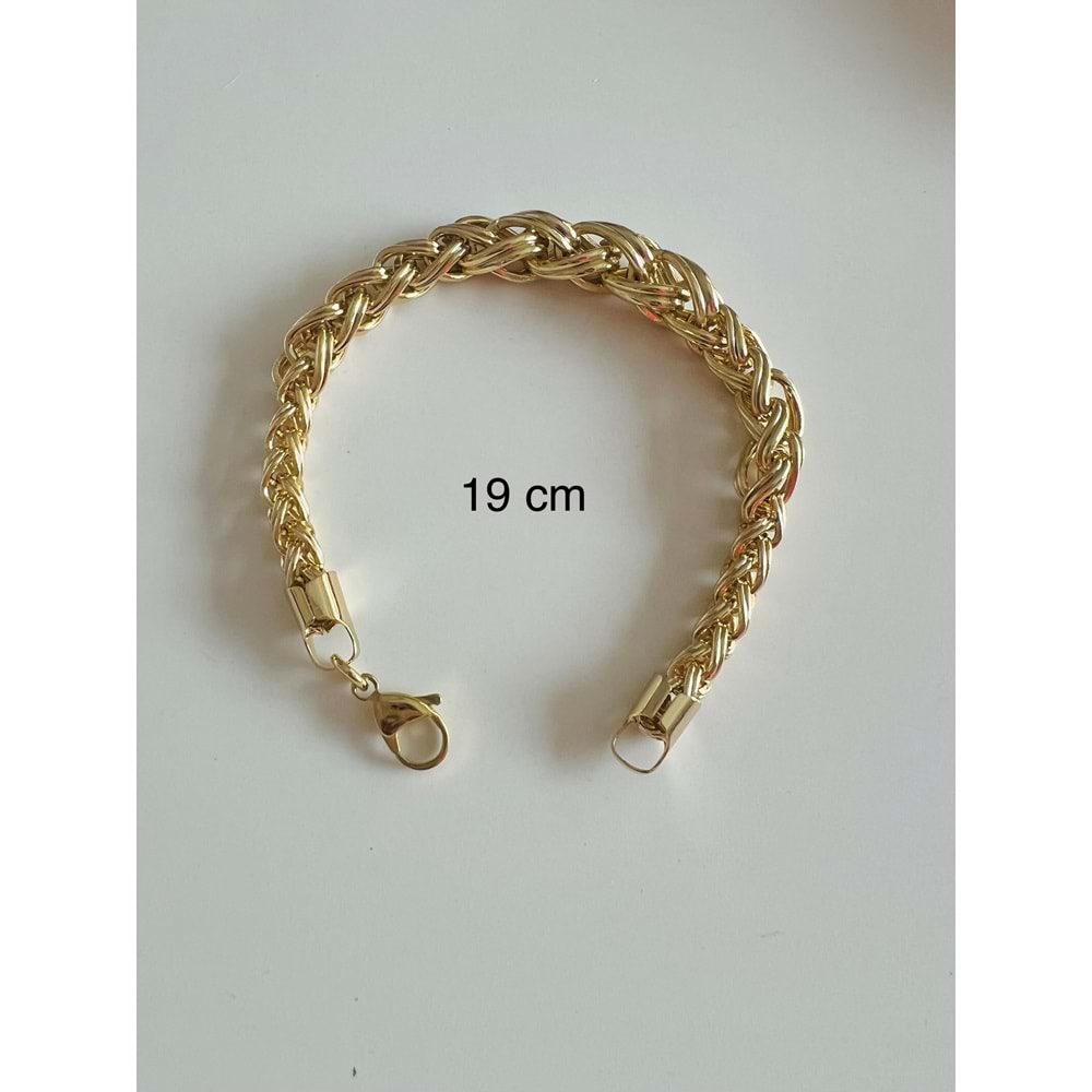 XUPING 14K SARMAL BİLEKLİK 19CM-GOLD RENK ACR8693