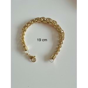 XUPING 14K SARMAL BİLEKLİK 19CM-GOLD RENK ACR8693