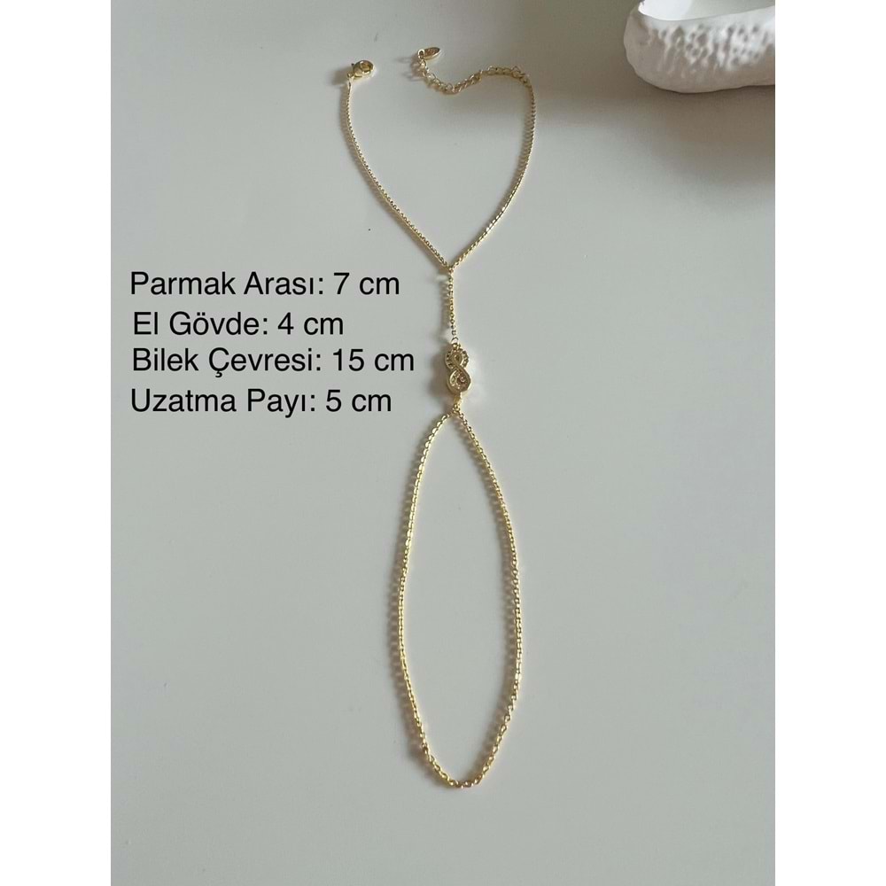 ÖZEL SERİ SONSUZLUK ŞAHMERAN-GOLD RENK ACR8762