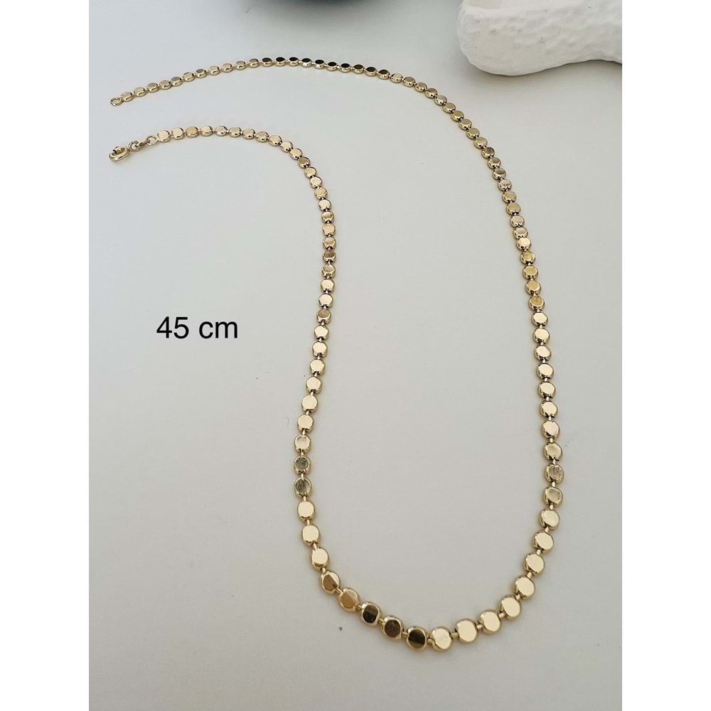 XUPING 14K STAMP KOLYE 45CM-GOLD RENK ACR8912