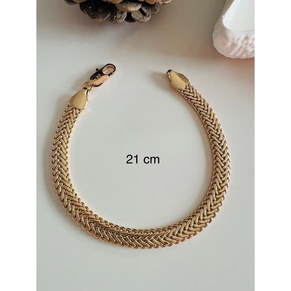 XUPING BALIKSIRTI BİLEKLİK 21CM-ROSE RENK ACR9046