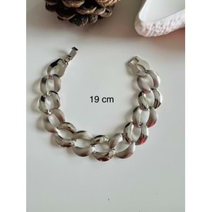 XUPING HALKA ZİNCİR BİLEKLİK 19CM-GÜMÜŞ RENK ACR9048