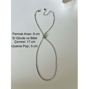 ÖZEL SERİ, PUL ZİNCİRLİ, DENİZ YILDIZI ŞAHMERAN-GÜMÜŞ RENK ACR9151