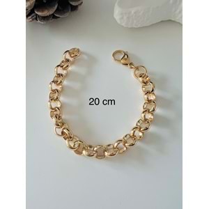 XUPING ROSE RENK HALKA ZİNCİR BİLEKLİK 20CM ACR9734