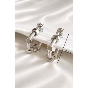 XUPING GÜMÜŞ RENK NUT KÜPE ACR9784